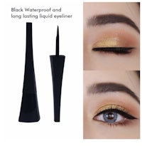 black waterproof and long lasting liquid eyeliner