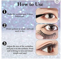 how to use false eyelashes