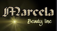 the logo for j marcela beauty line